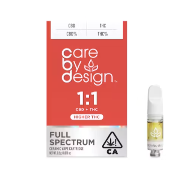 Photograph of product: 1:1 Full Spectrum CBD CARTRIDGE 1g - Care By Design