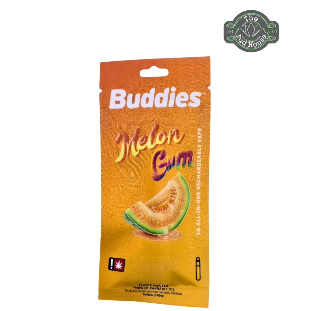 Photograph of product: Buddies 1g MELON GUM FLAV-DST AIO