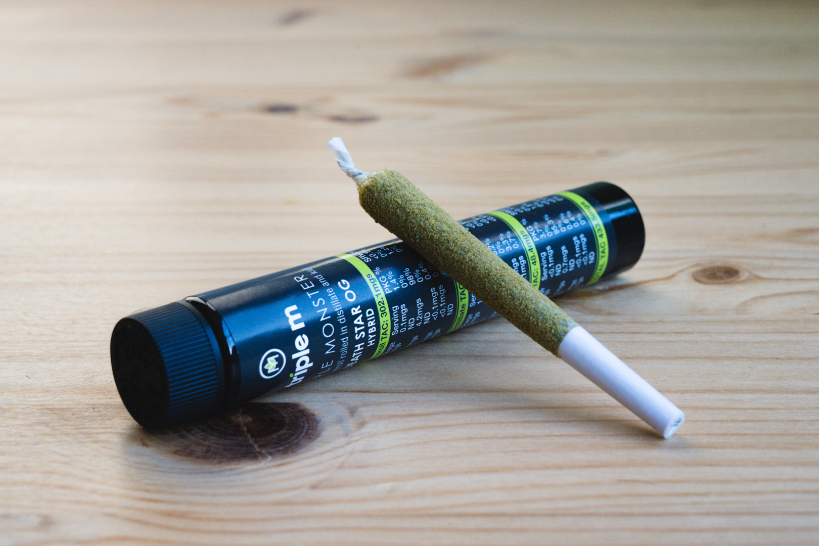 Photograph of product: Triple Monster -Skywalker OG - Oui'd- Infused Preroll [1.2g]