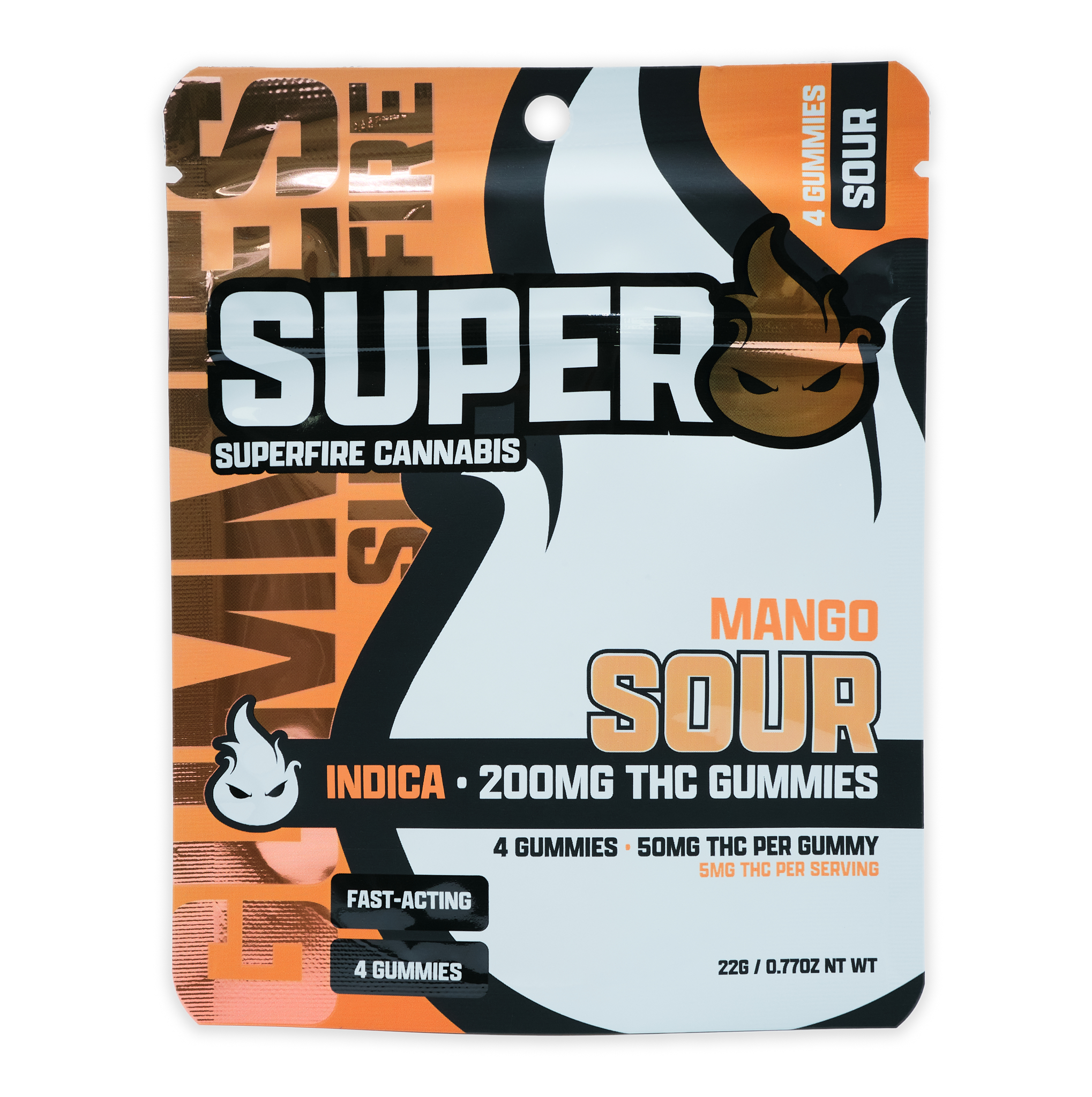 Photograph of product: Sour Mango | 200MG Gummies