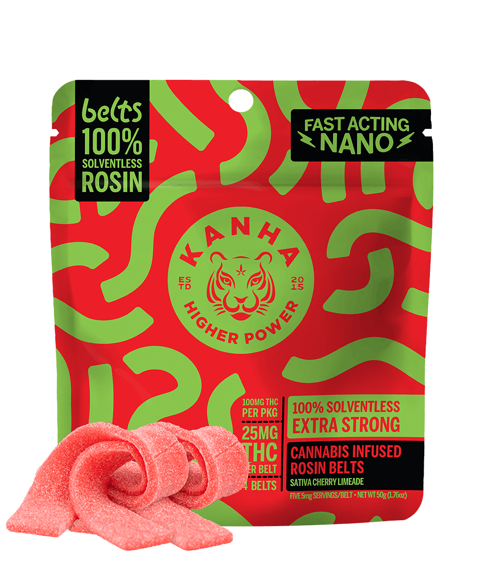 Photograph of product: Kanha Solventless Rosin Belts Cherry Limeade