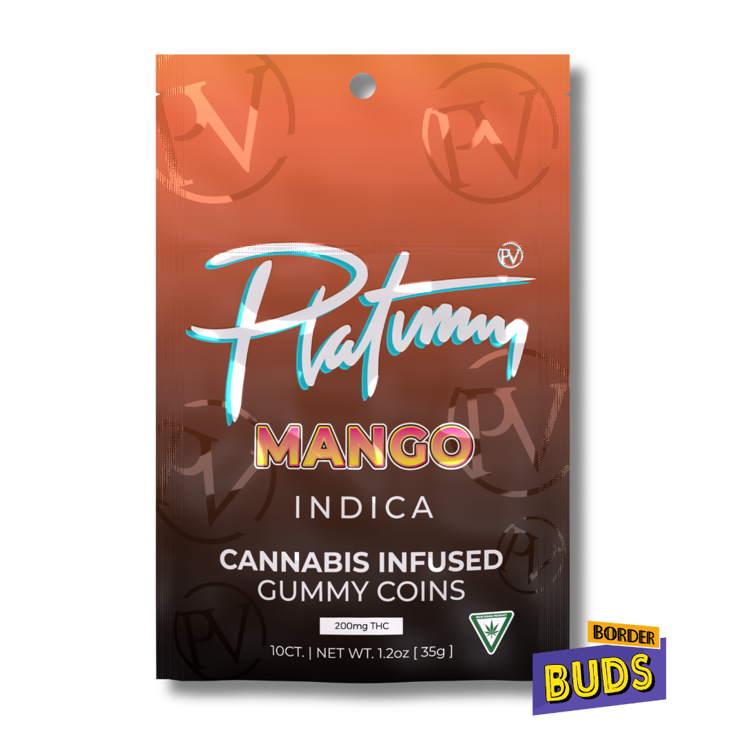 Photograph of product: Mango | Platinum Vape | 200mg | Gummies