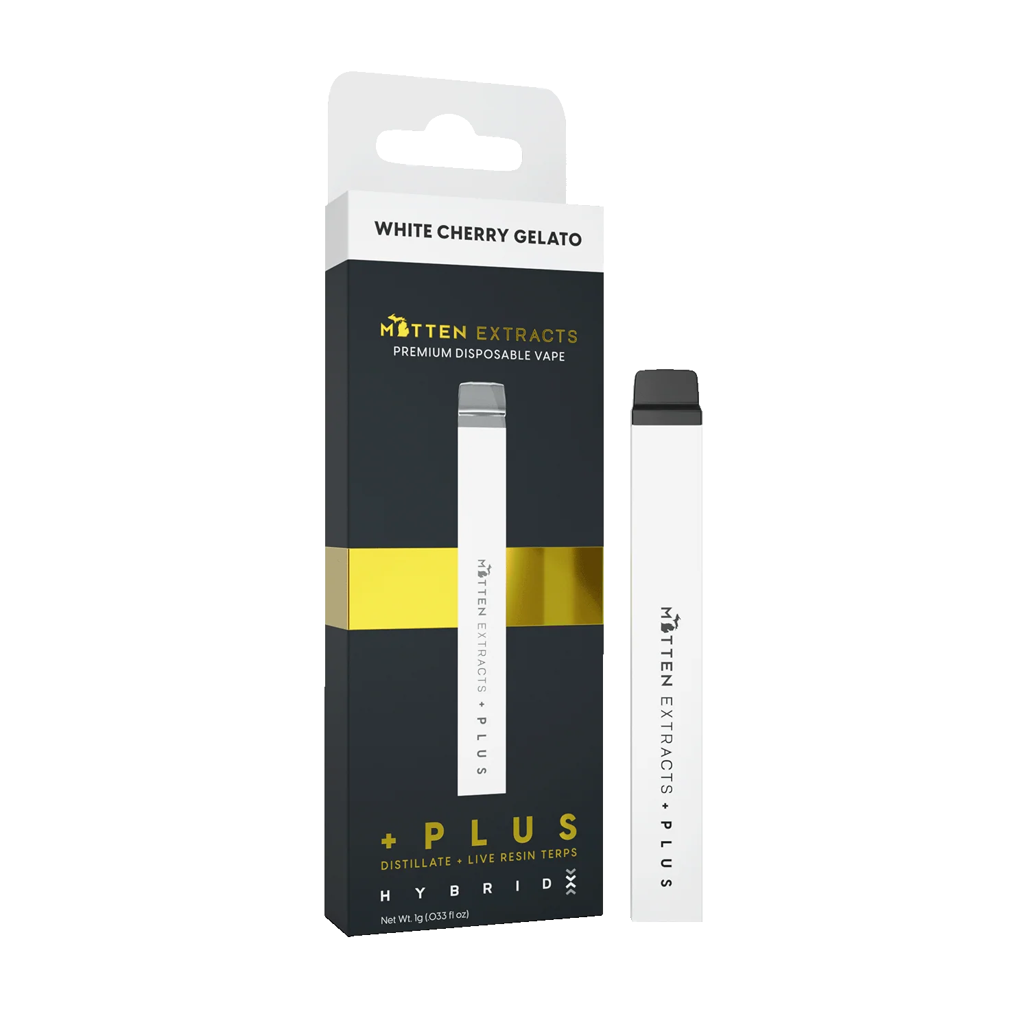 Photograph of product: Mitten Extracts | White Cherry Gelato | Disposable