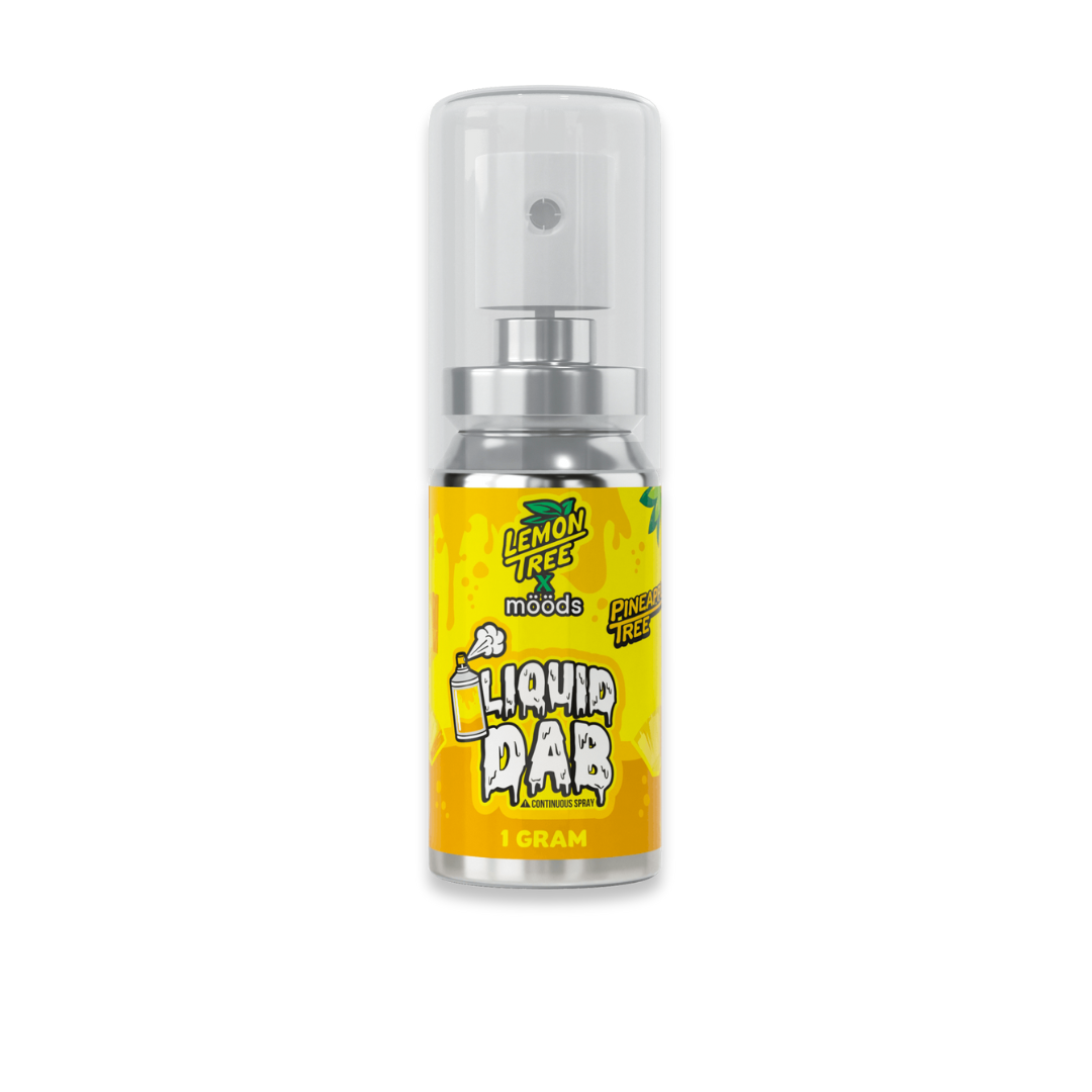 Photograph of product: Moods - Sublingual Spray - Pineapple Tree - Wellness - 1000mg