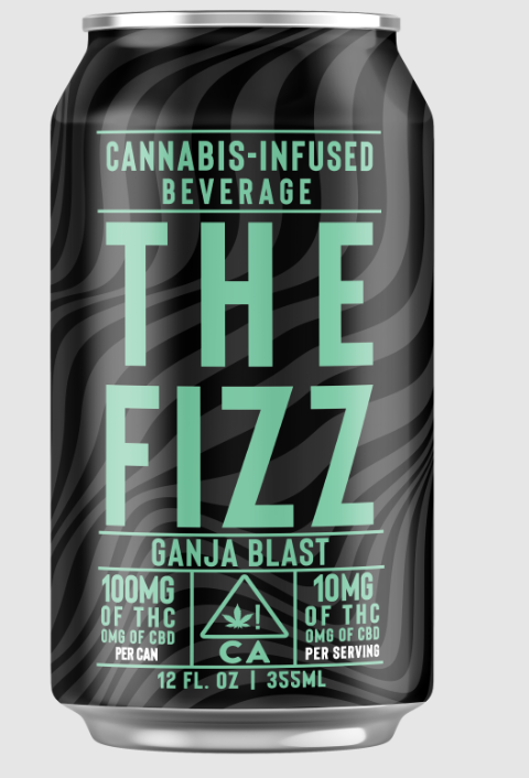 Photograph of product: Manzanita - The Fizz - Ganja Blast - 100mg - Soda