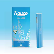 Photograph of product: Sauce Reserve Blue Cookies Live Resin Disposable Vape