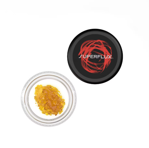 Photograph of product: Superflux Concentrate 1g Cured Resin- Huckleberry Runtz  (Budder)
