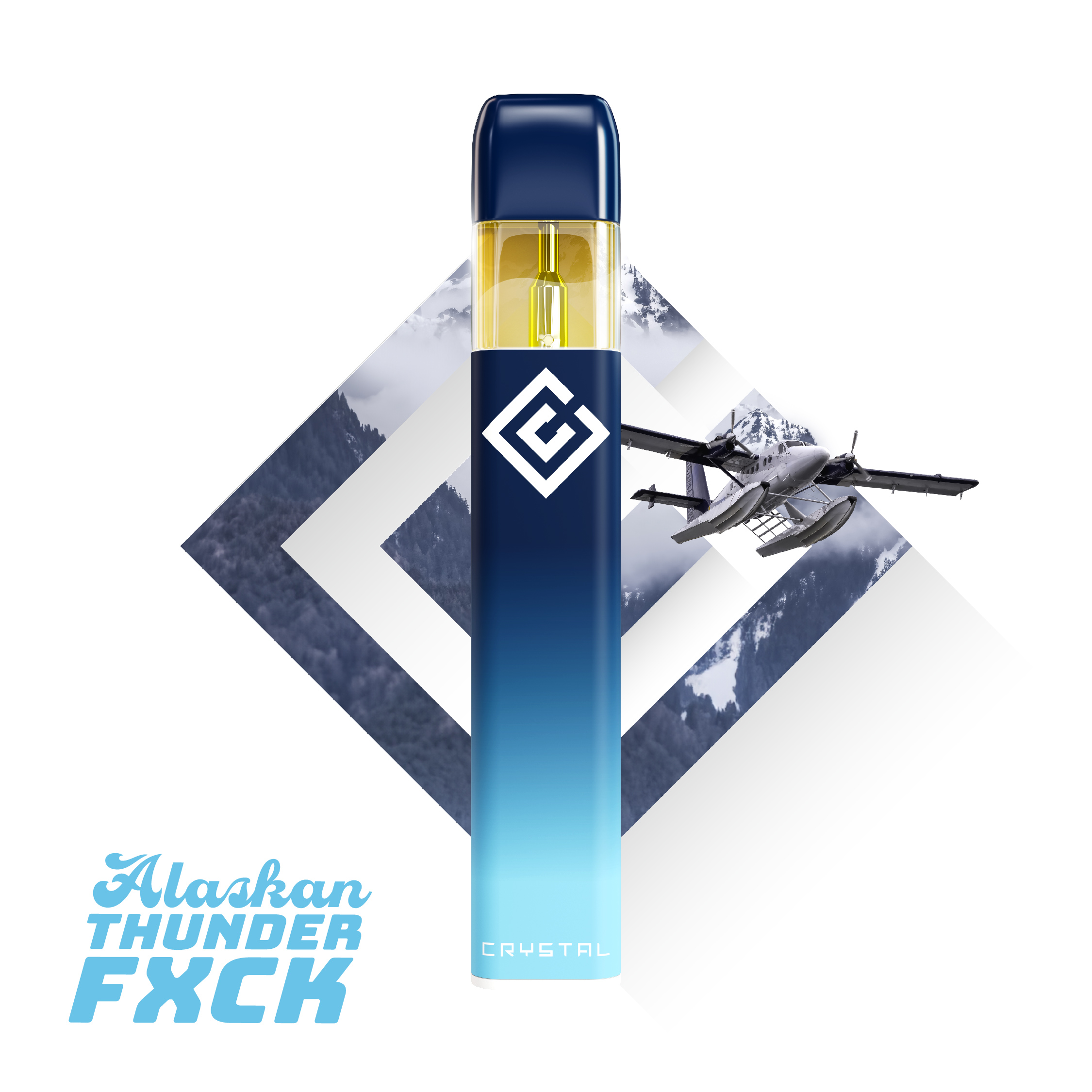 Photograph of product: Wedding Cake | 1g | Disposable Vape | Crystal Clear