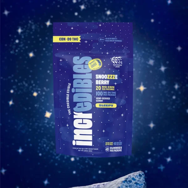Photograph of product: Snoozzzeberry | 100mg Bites  | Incredibles