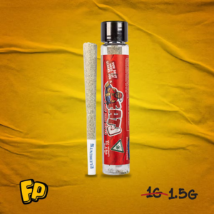 Photograph of product: Fat J | 1.5G All Flower Pre-Roll | Super Cherry