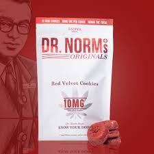 Photograph of product: [Dr. Norms] 10PK Cookies - 100mg - Red Velvet (S) - 
