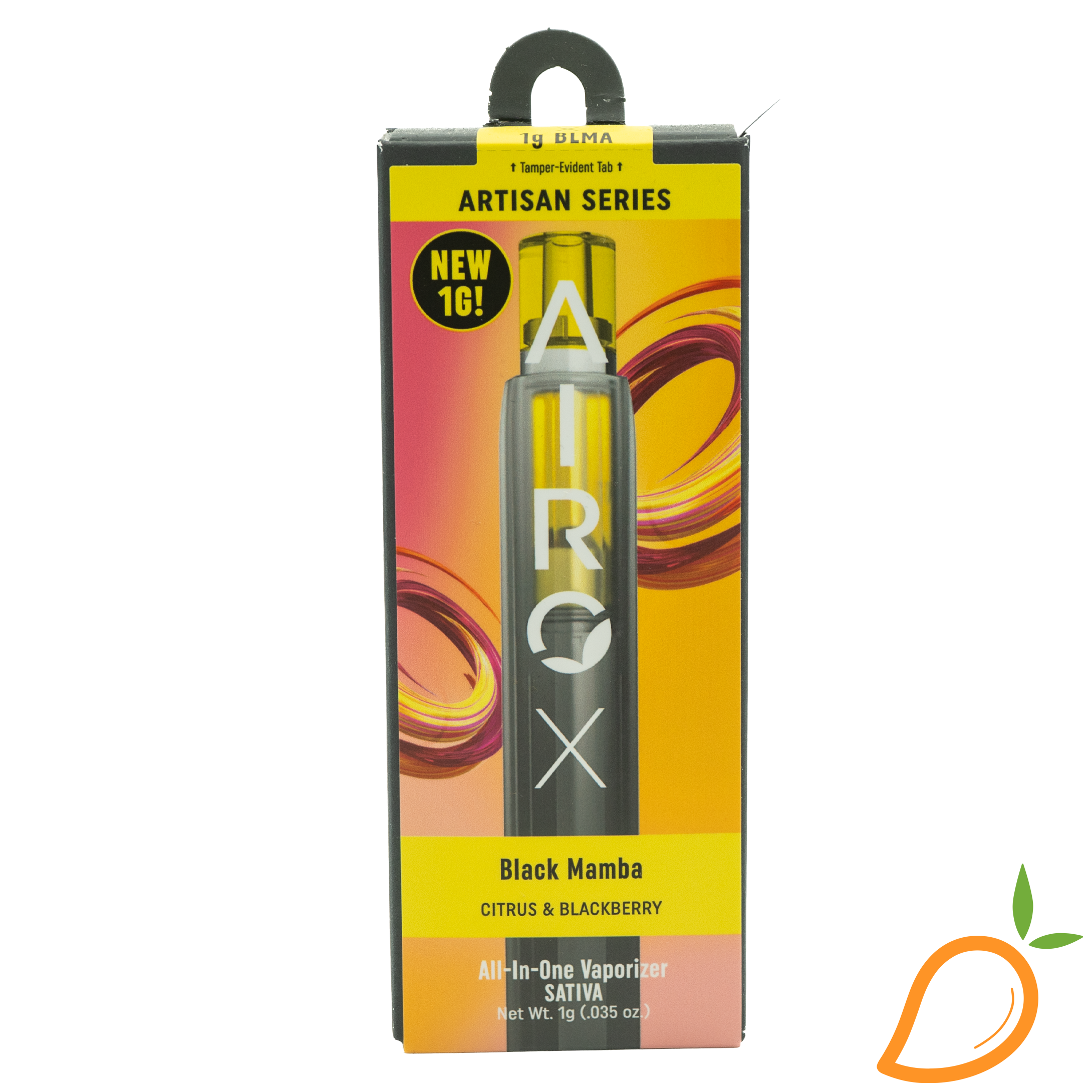 Photograph of product: 1g Black Mamba Disposable Vape Airo Pro X