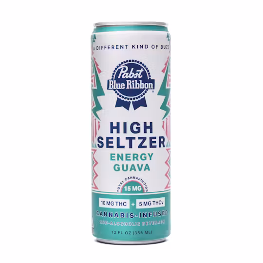 Photograph of product: Daytime Guava | 15MG Seltzer | PBR