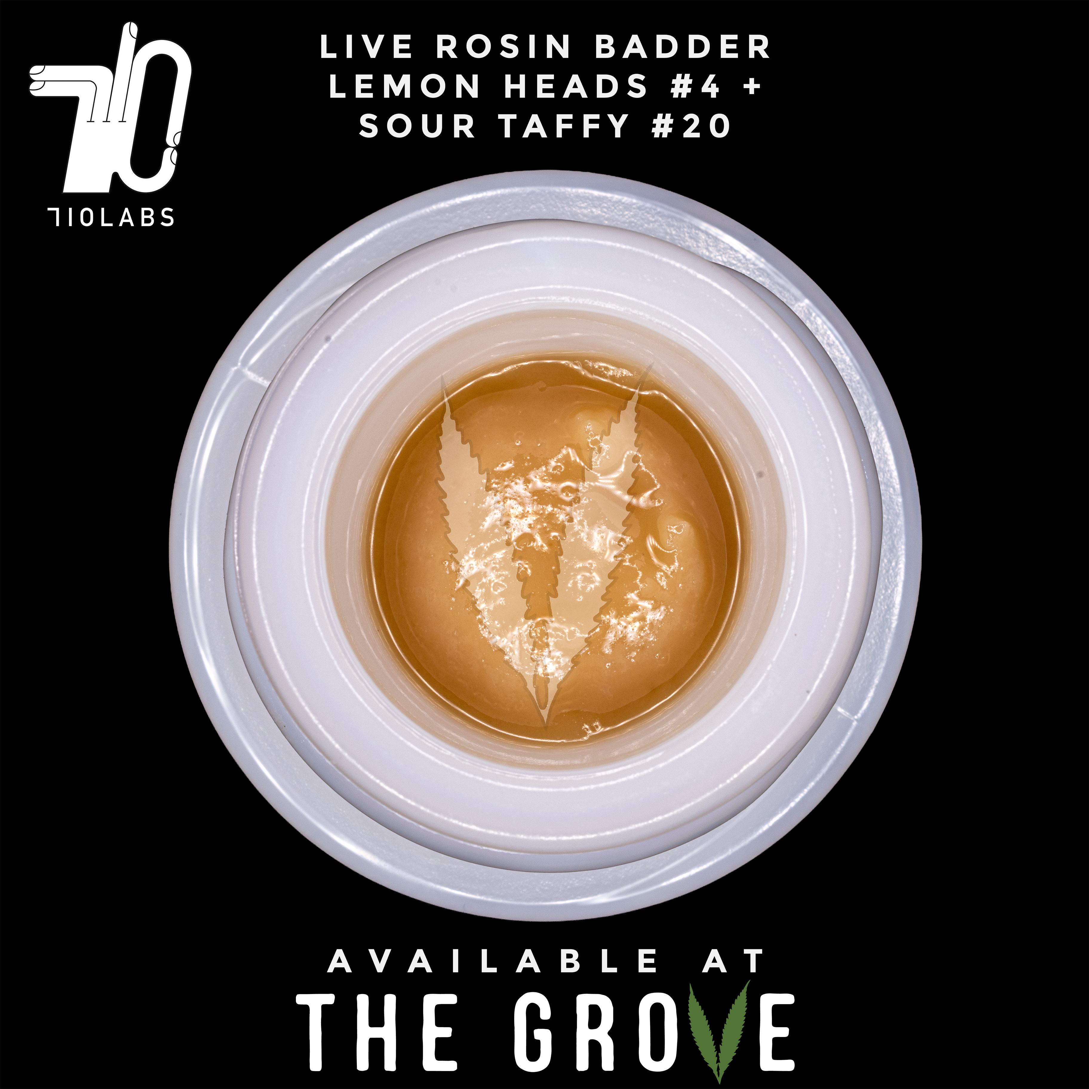 Photograph of product: 710 Labs | Rosin Badder - Lemon Heads #4 + Sour Taffy #20