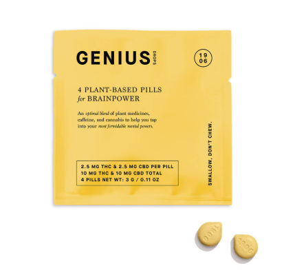 Photograph of product: *PROMO* 1906 - Genius - 10mg/4pk - Tablets