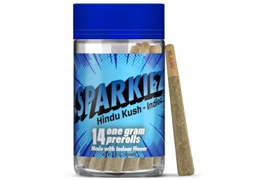 Photograph of product: Sparkiez - 14pk Hindu Kush Oui'd Prerolls 1g