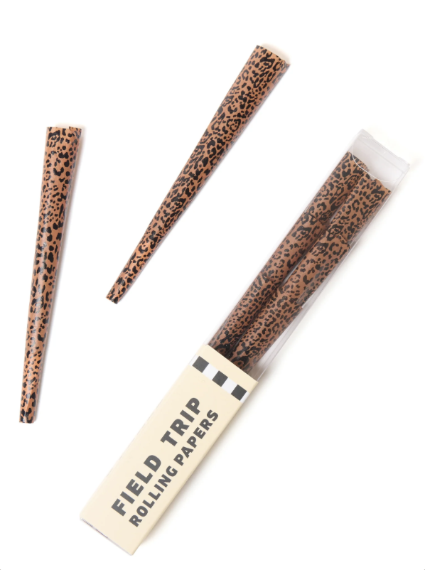 Photograph of product: Field Trip Printed Cones  | 6 Pack | Leopard