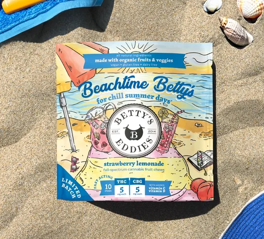 Photograph of product: Strawberry Lemonade (H) 1:1 TH-oui:CBG Chews