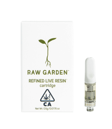 Photograph of product: Raw Garden - Gods Breath 0.5g Live Resin Vape Cart - 
