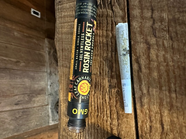 Photograph of product: Stoneleaf GMO infused Rosin Rocket single