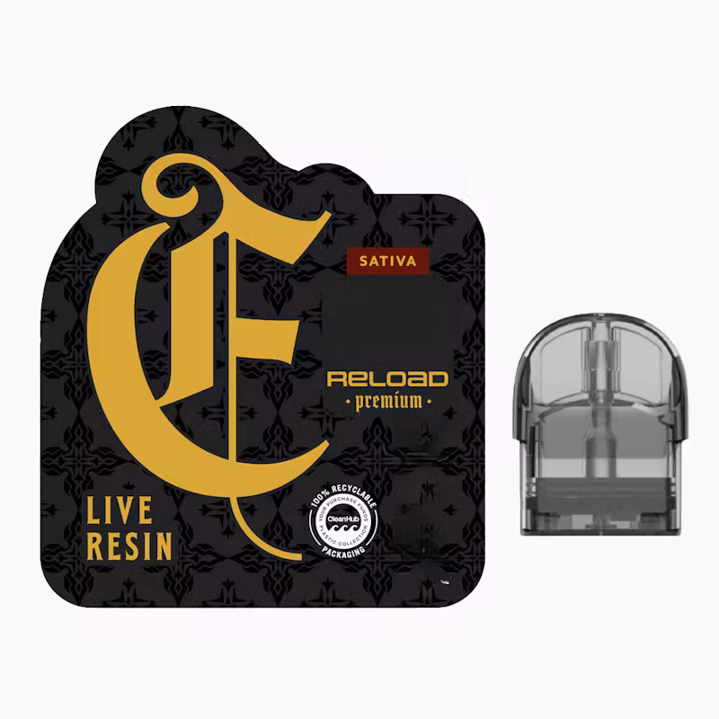 Photograph of product: Eureka | Premium Live Resin | Ghost Train Haze | Reload | 2g