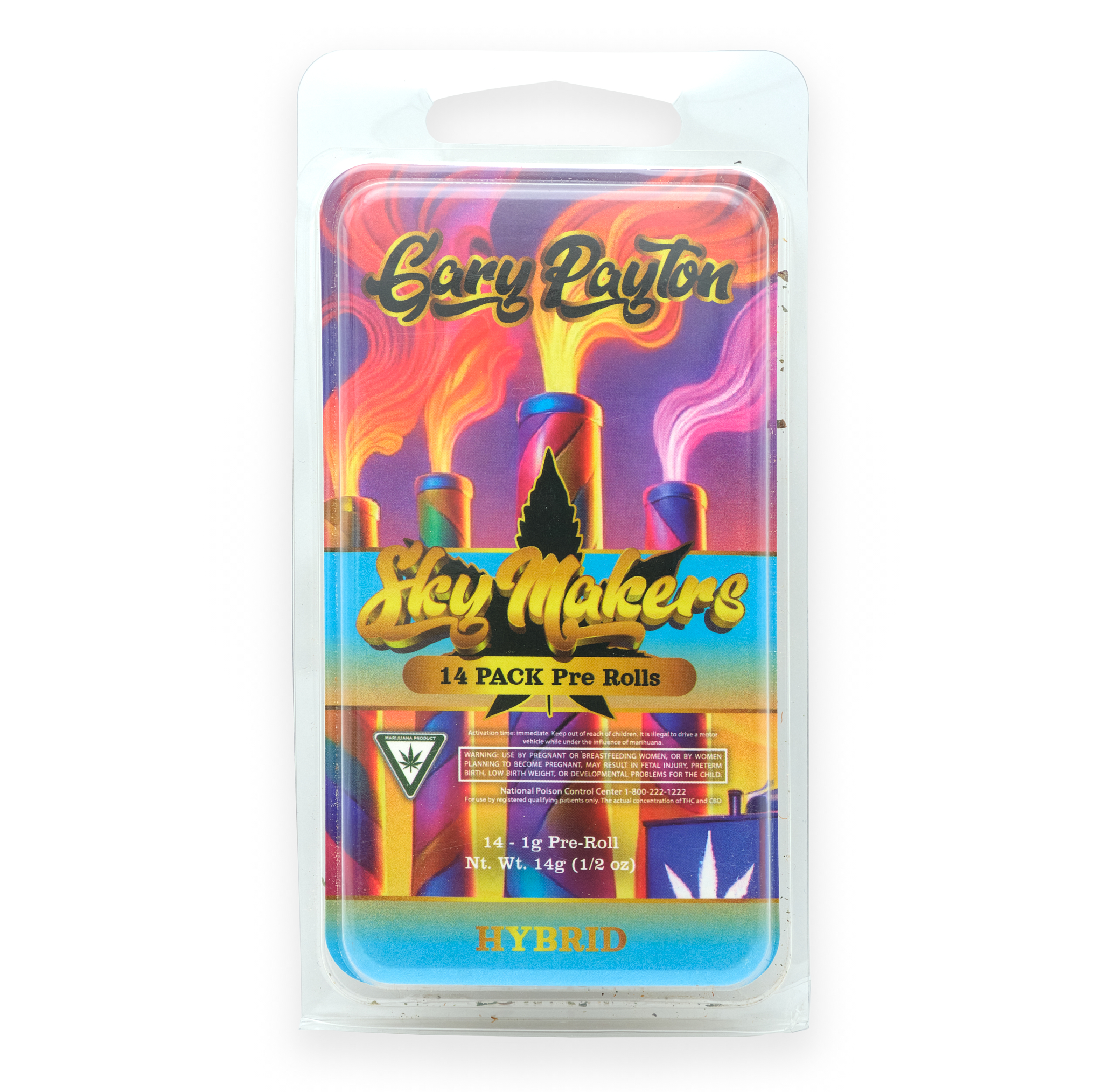 Photograph of product: Gary Peyton | 14 x 1G Preroll Pack