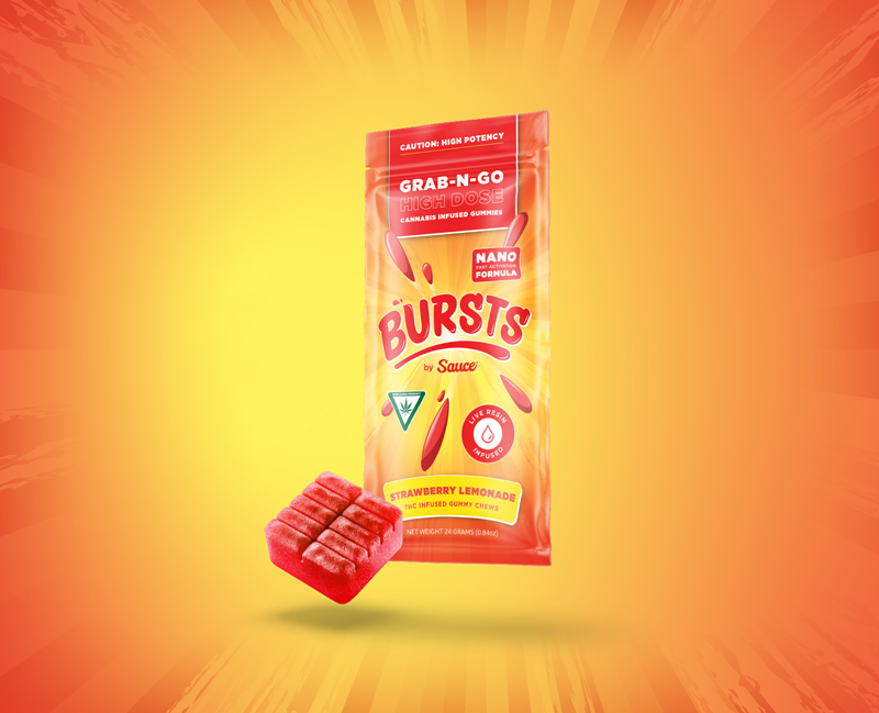 Photograph of product: Strawberry Lemonade - Live Resin Gummies - 200mg