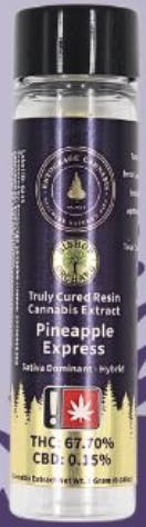 Photograph of product: Entourage | Cured Resin Cartridge | 1g | - Notorious TH-oui