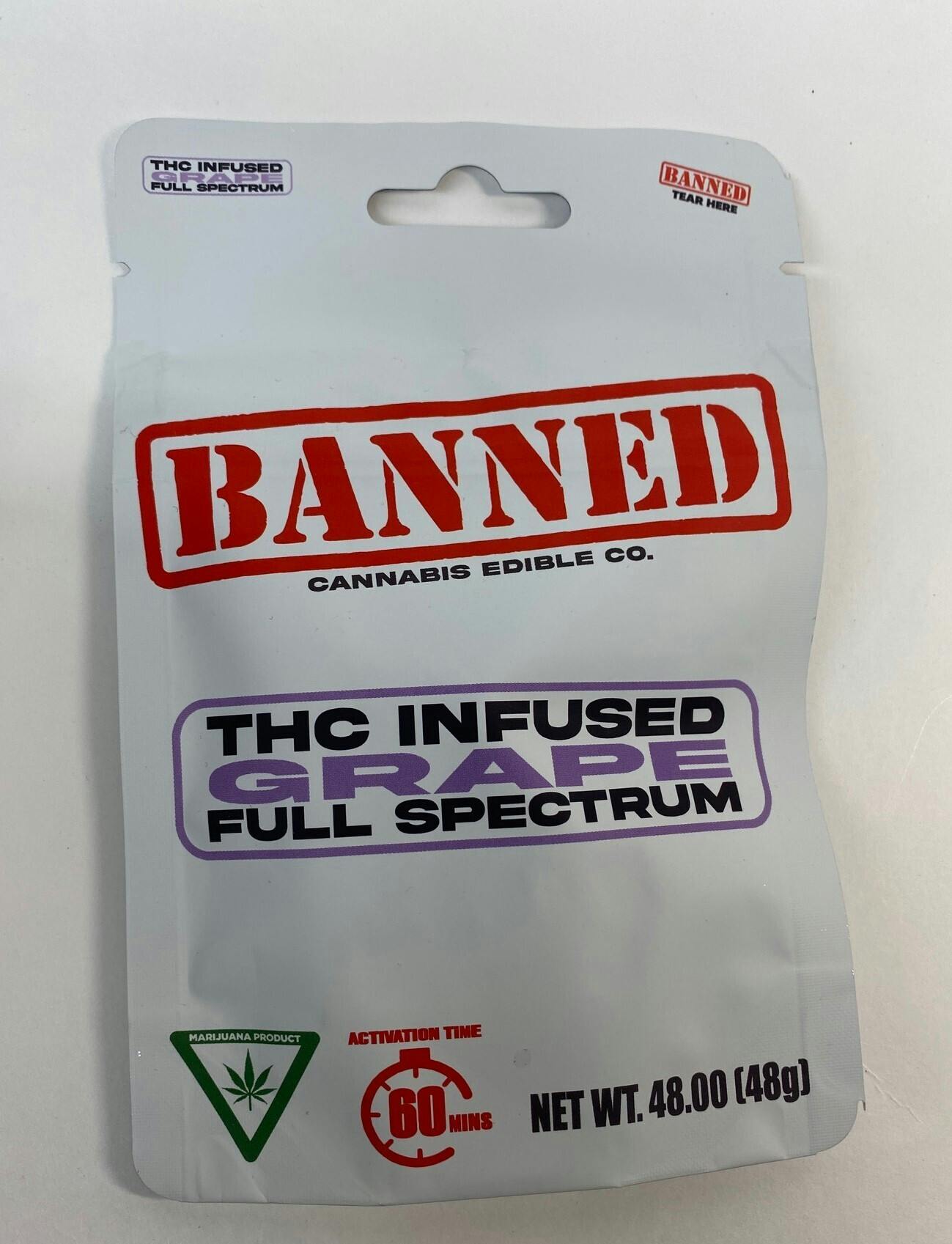 Photograph of product: Banned | Grape | 200mg