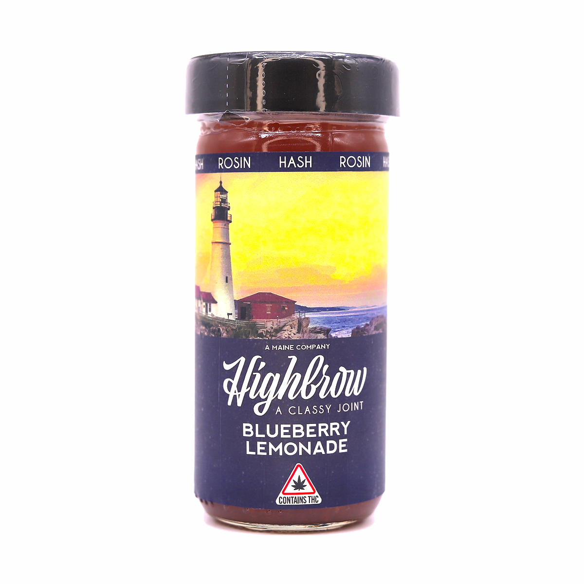 Photograph of product: Highbrow - Blueberry Lemonade - au chocolat Rosin - 100mg