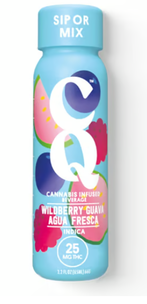 Photograph of product: CQ | Wildberry Guava Agua Fresca | 25mg