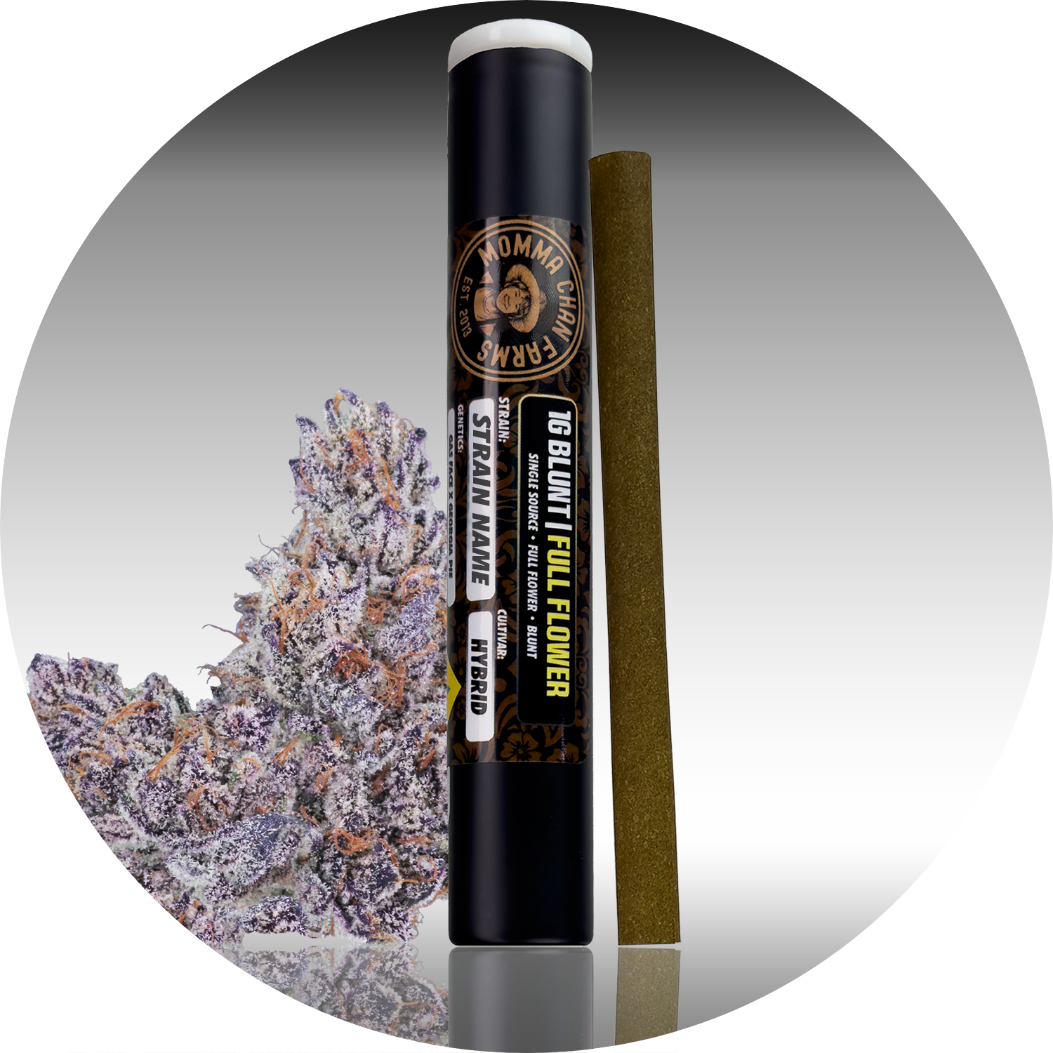 Photograph of product: Momma Chan Farms - Pink Guava Preroll Blunt 1g
