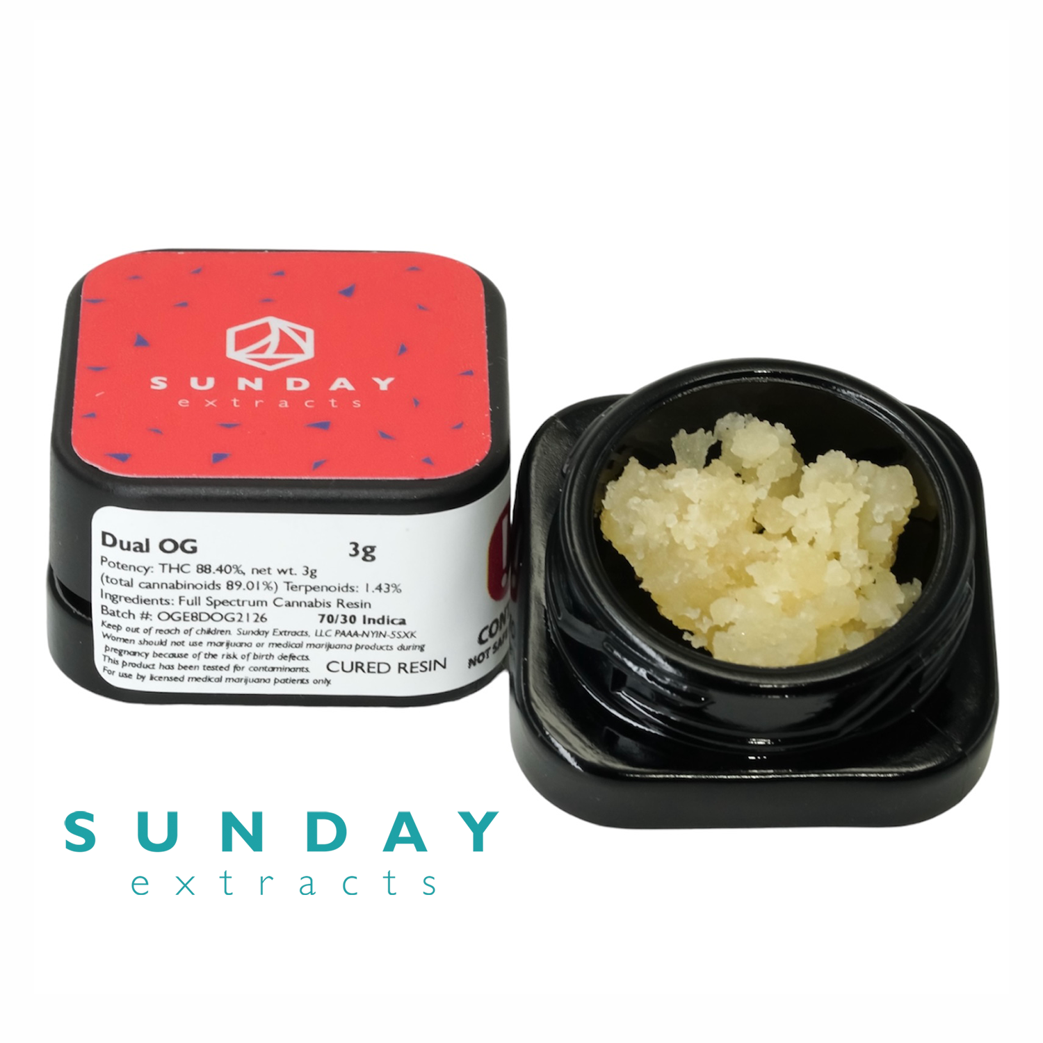 Photograph of product: Dual OG - Sunday Concentrate