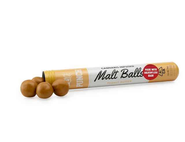 Photograph of product: Peanut Butter | 100MG Malt Balls
