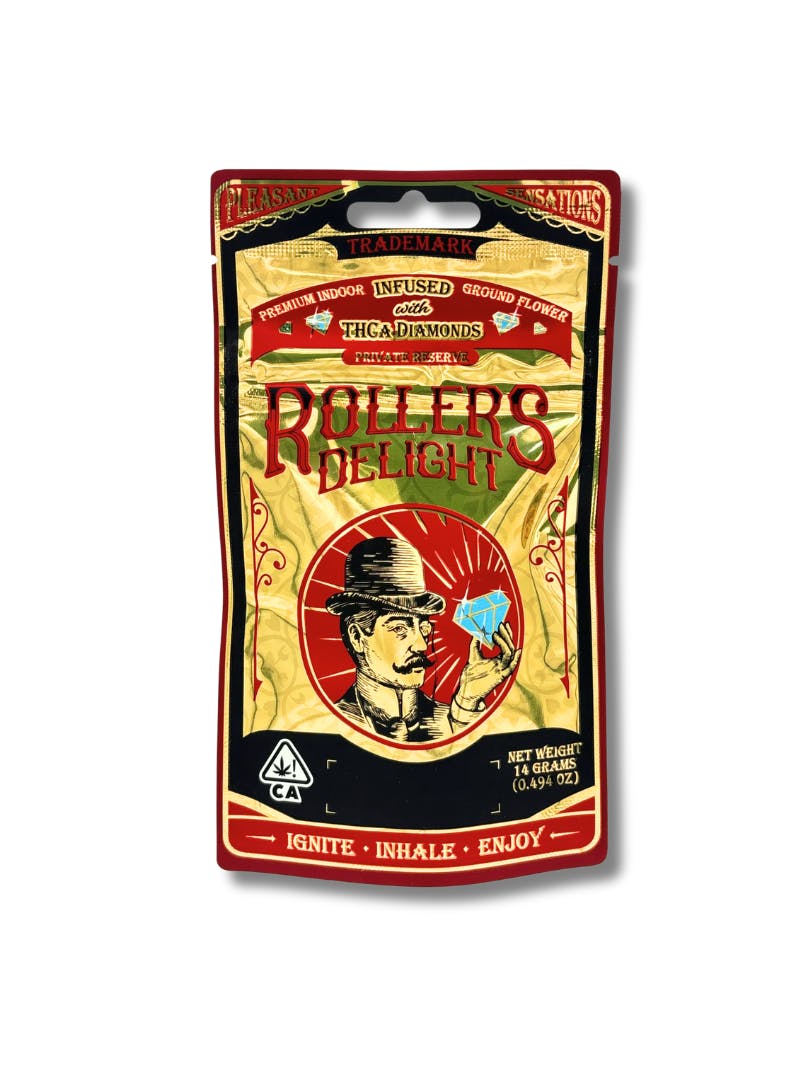 Photograph of product: Rollers Delight Infused Shake - Rush Hour - 14g