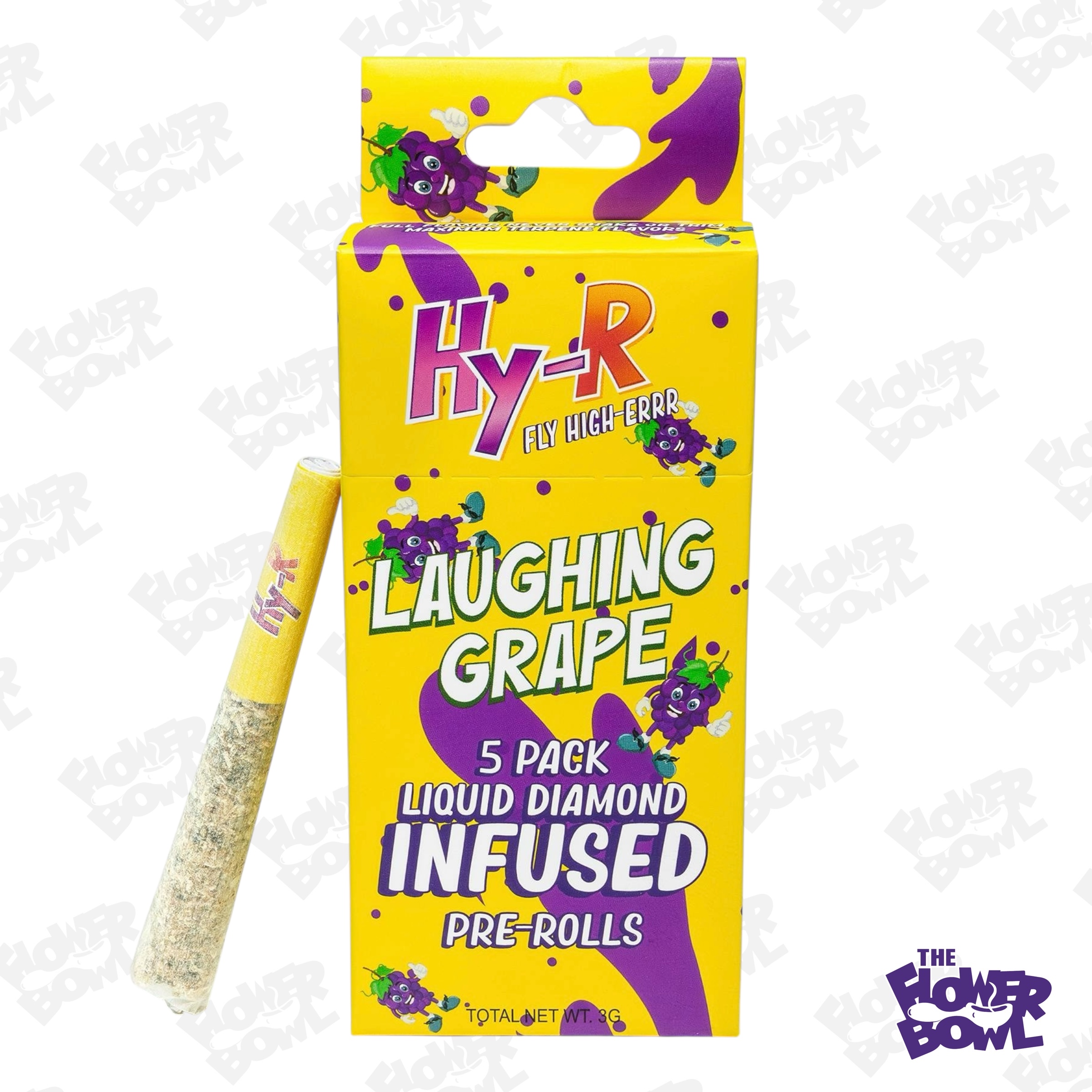 Photograph of product: AU HY-R: Laughing Grape Infused (5x 0.6g) 5-pack