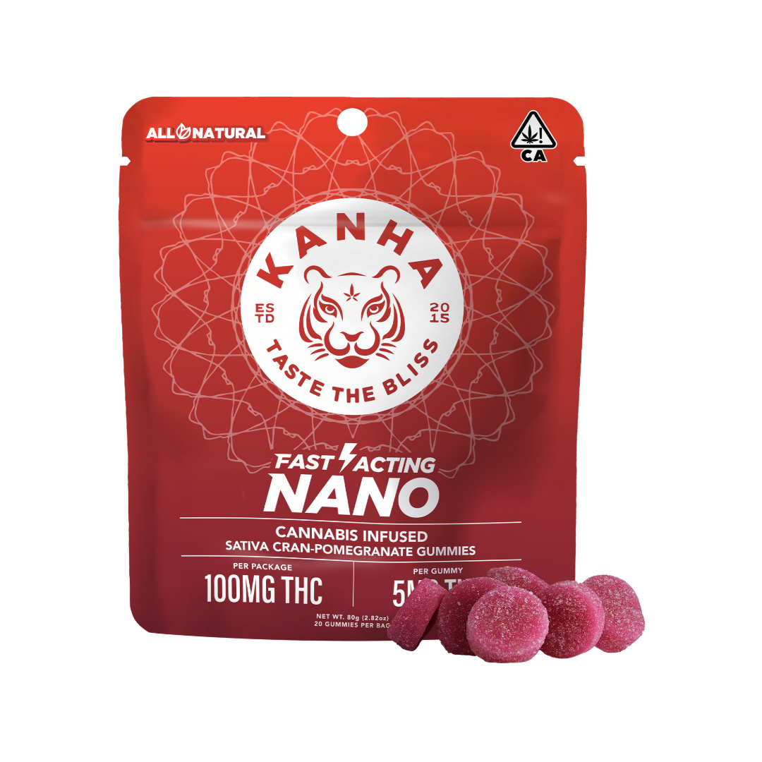 Photograph of product: Cran-Pomegranate Punch (S) - 100mg Nano Gummies