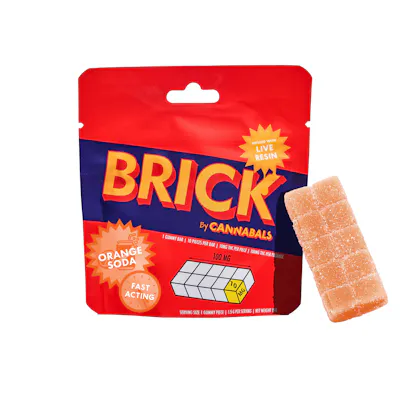 Photograph of product: Cannabals | Orange Soda | 100mg Live Resin Brick