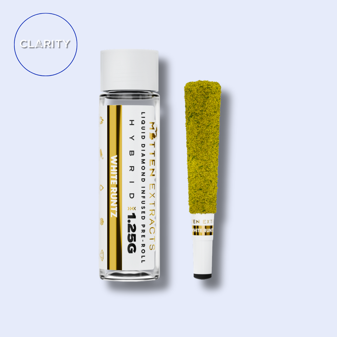 Photograph of product: Mitten Extracts Infused Preroll | White Runtz