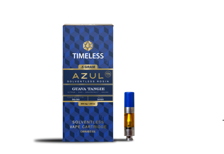 Photograph of product: AZUL Live Rosin Vape .5g Guava Tangie