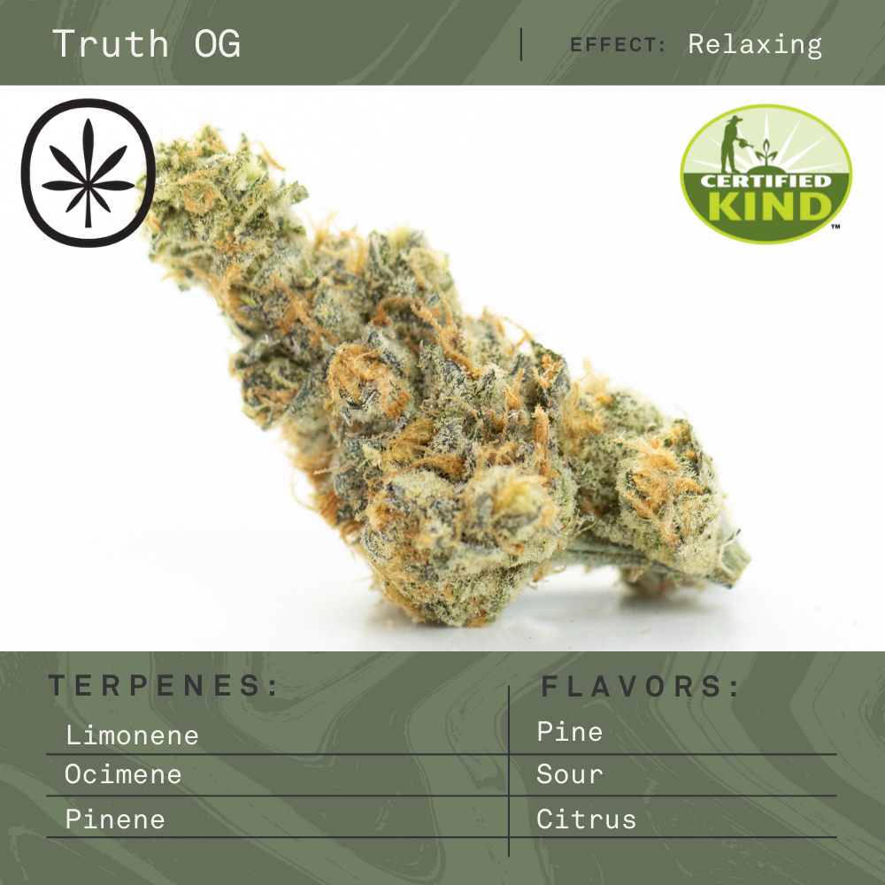 Photograph of product: Apothecare | Truth OG | Bulk Flower - 28g