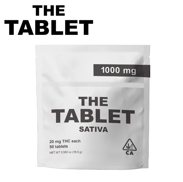 Photograph of product: The Tablet - Oui'd - 50 Tablets (20mg each) - 1000mg - 