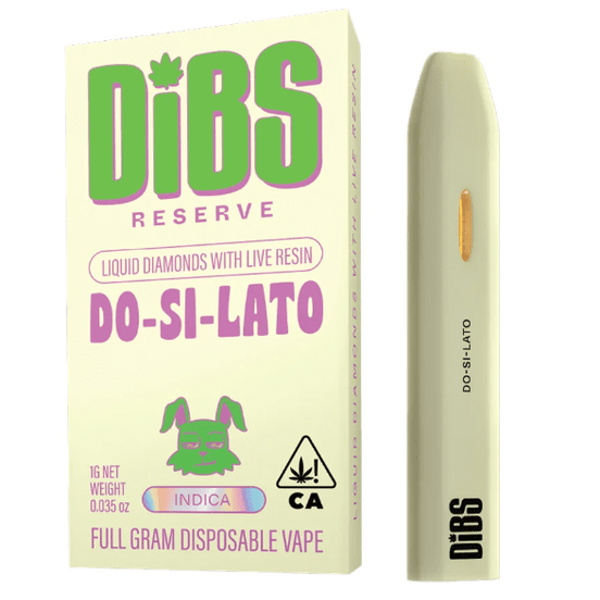 Photograph of product: Dibs Reserve AIO Vape Do-Si-Lato 1g - 