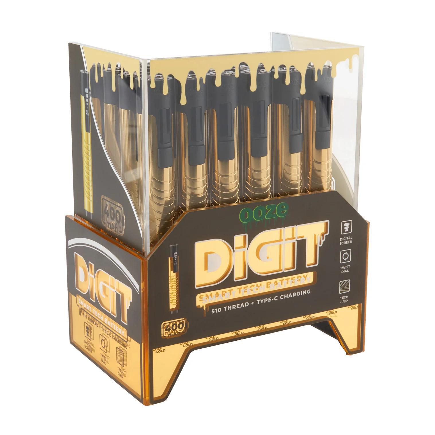 Photograph of product: Ooze | Digit Smart Battery | Gold