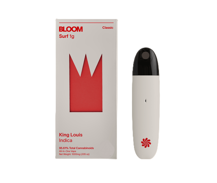 Photograph of product: Bloom Surf | King Louis | Classic All-In-One Vape 1g