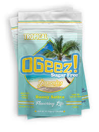 Photograph of product: OGeez Edibles 10pk/100mg- Sunny Oui'd Tropical (Sugar Free)