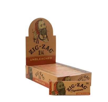 Photograph of product: Zig Zag Unbleached Rolling Papers - 1 1/4"