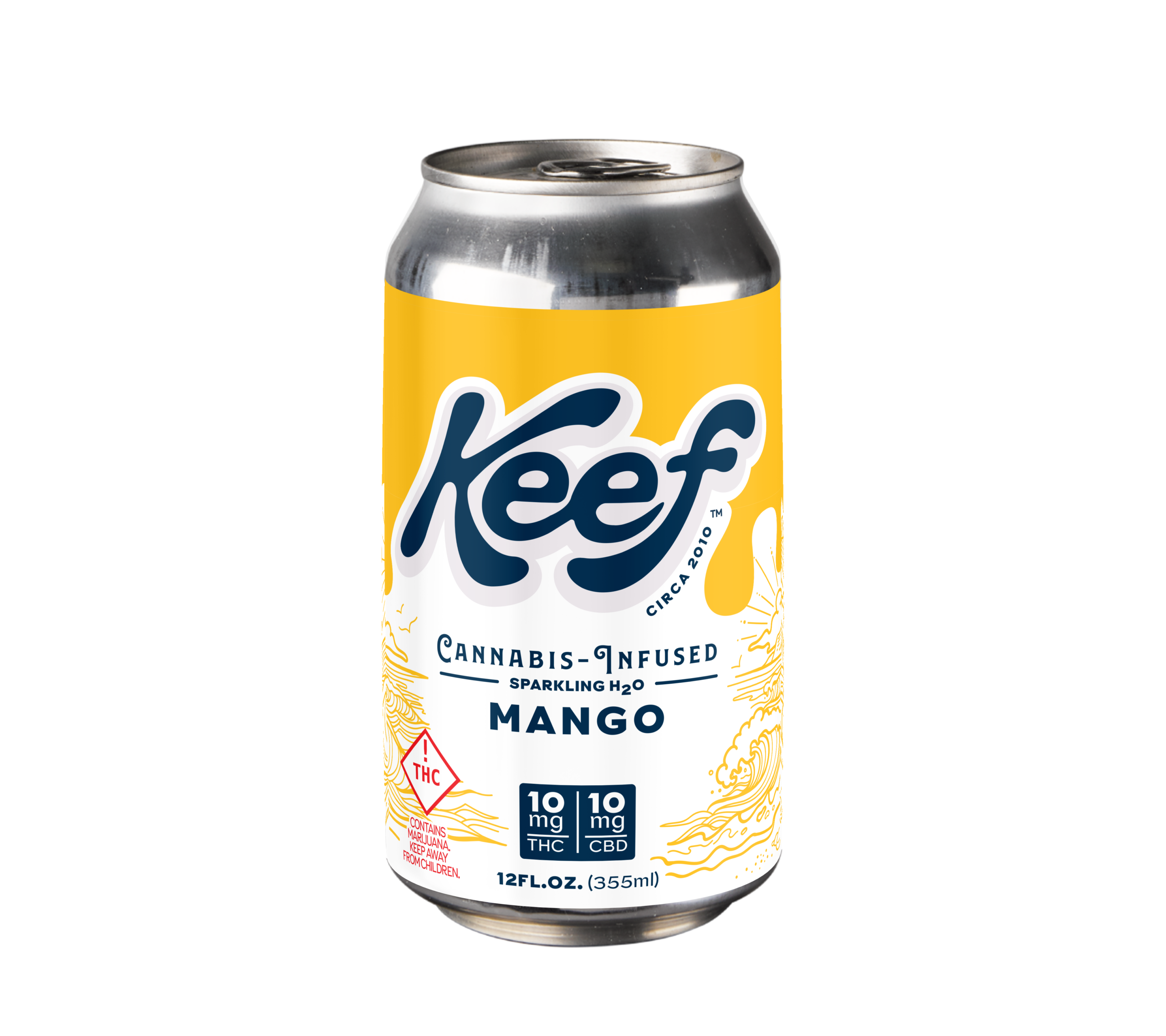 Photograph of product: Keef Cola - Sparkling Water - Blood Orange (1:1) 10mg