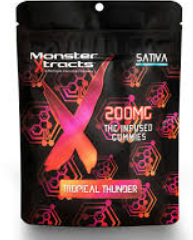 Photograph of product: Tropical Thunder | 20mg TH-oui x 10pk | Monster Xtracts