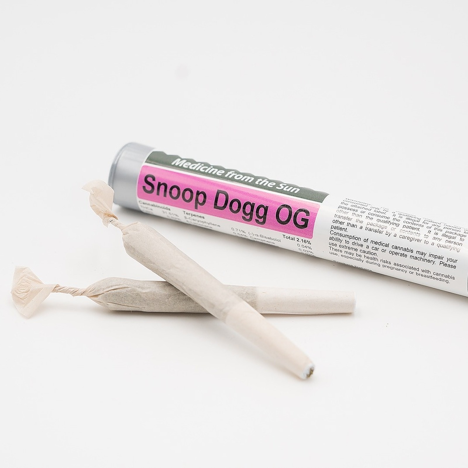 Photograph of product: SunMed 1g Multi-Pack Prerolls 2 x - Sour Diesel